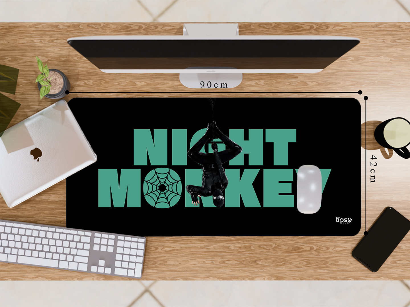 "NIGHT MONKEY - SPIDERMAN  FAR FROM HOME" Gaming Mousepad- Elevate Your Gaming Experience