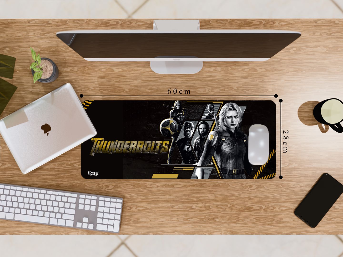 "THUNDERBOLTS: AMERICAN SUPERHERO" Gaming Mousepad- Elevate Your Gaming Experience