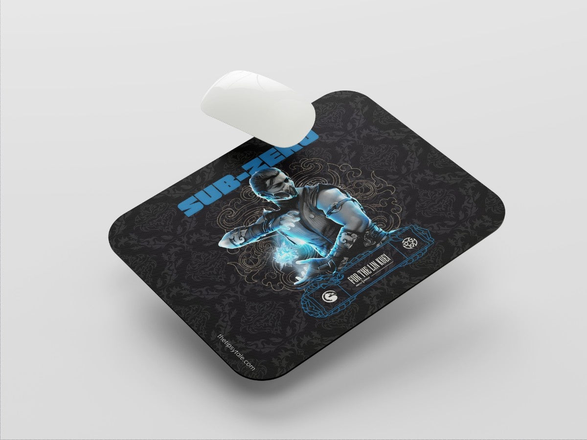 "SUB-ZERO- MORTAL KOMBAT" Mousepad Enhance Your Workspace with Style