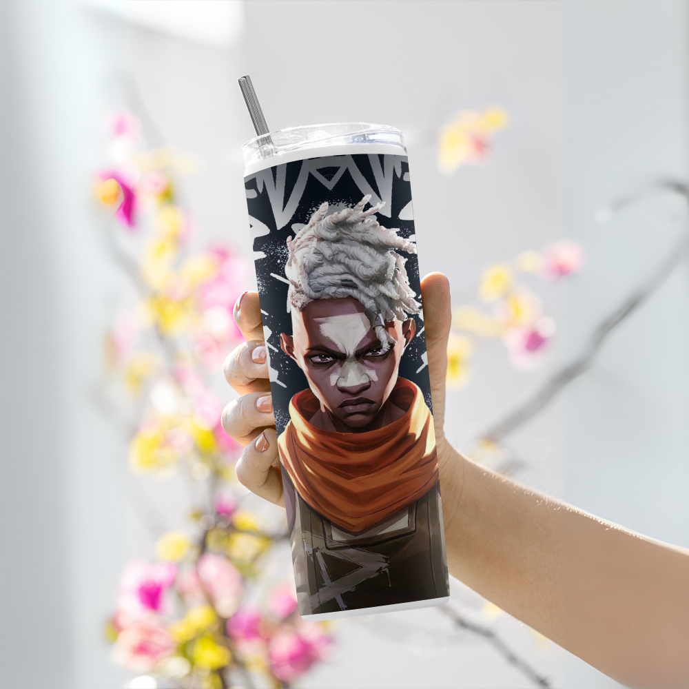 "EKKO - ARCANE" Tumbler with Metal Straw