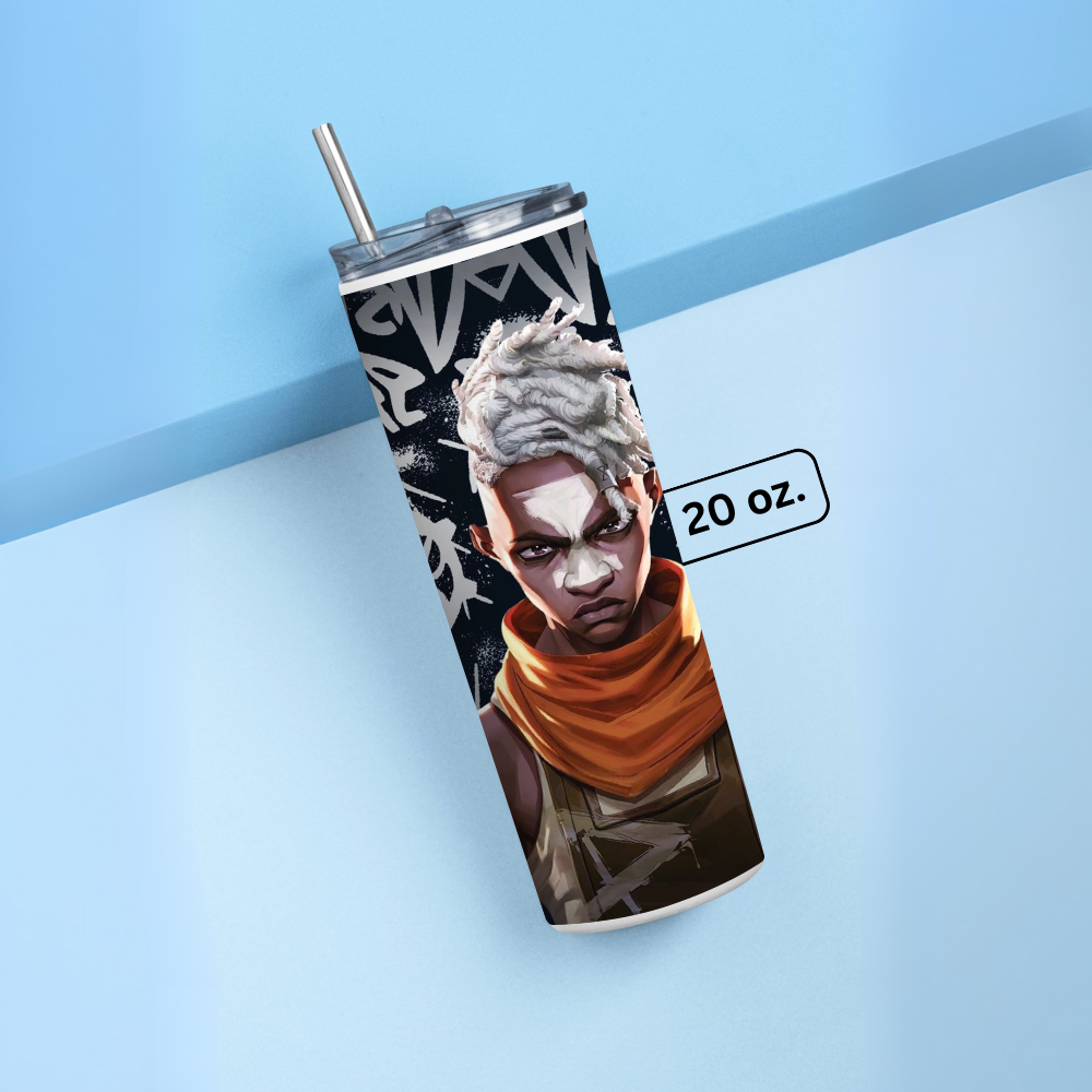 "EKKO - ARCANE" Tumbler with Metal Straw
