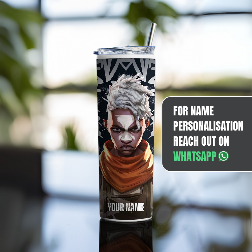 "EKKO - ARCANE" Tumbler with Metal Straw