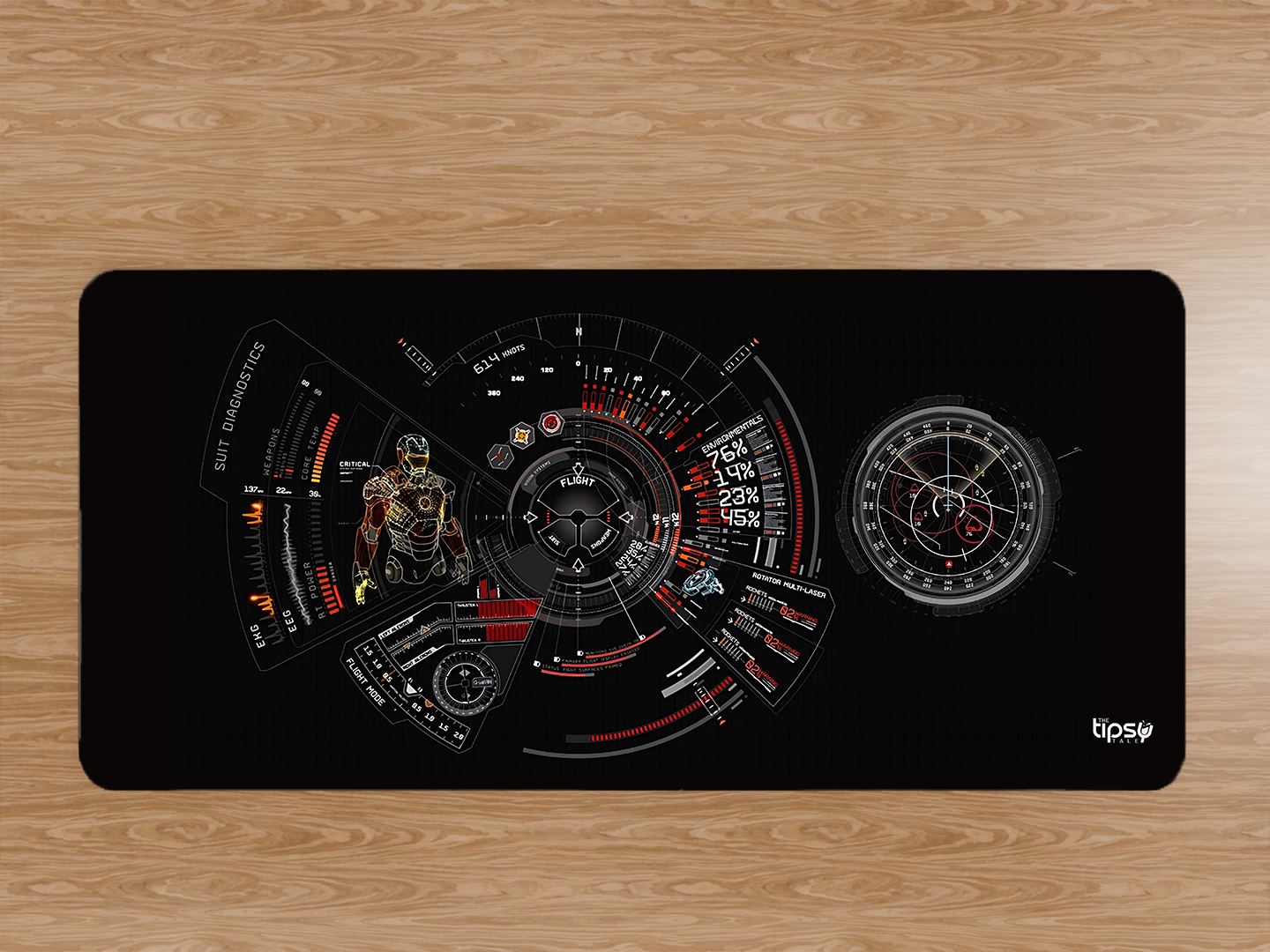 "IRON MAN: RDJ" Gaming Mousepad- Elevate Your Gaming Experience