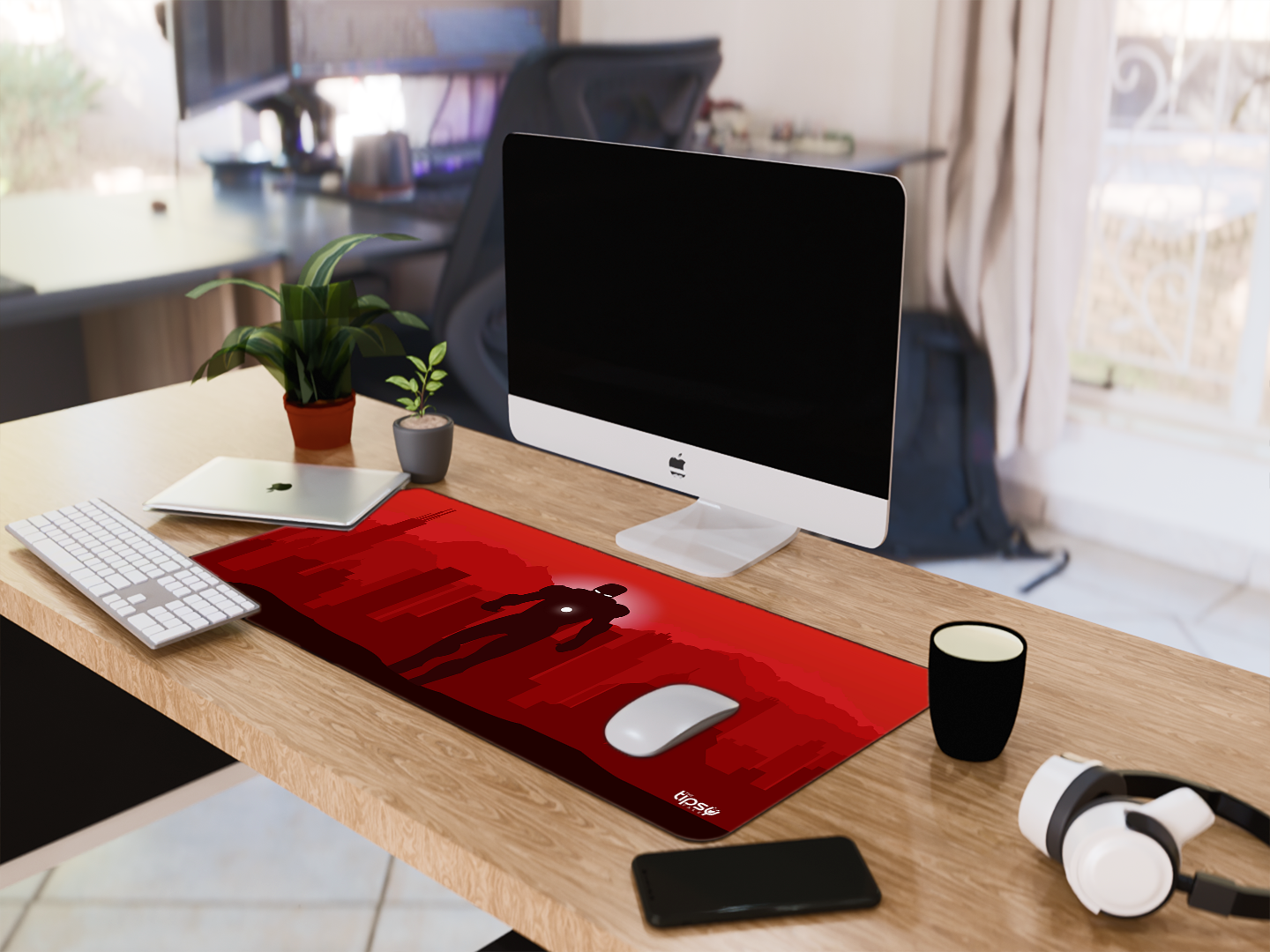 "RDJ: IRON MAN IN SUIT" Gaming Mousepad- Elevate Your Gaming Experience