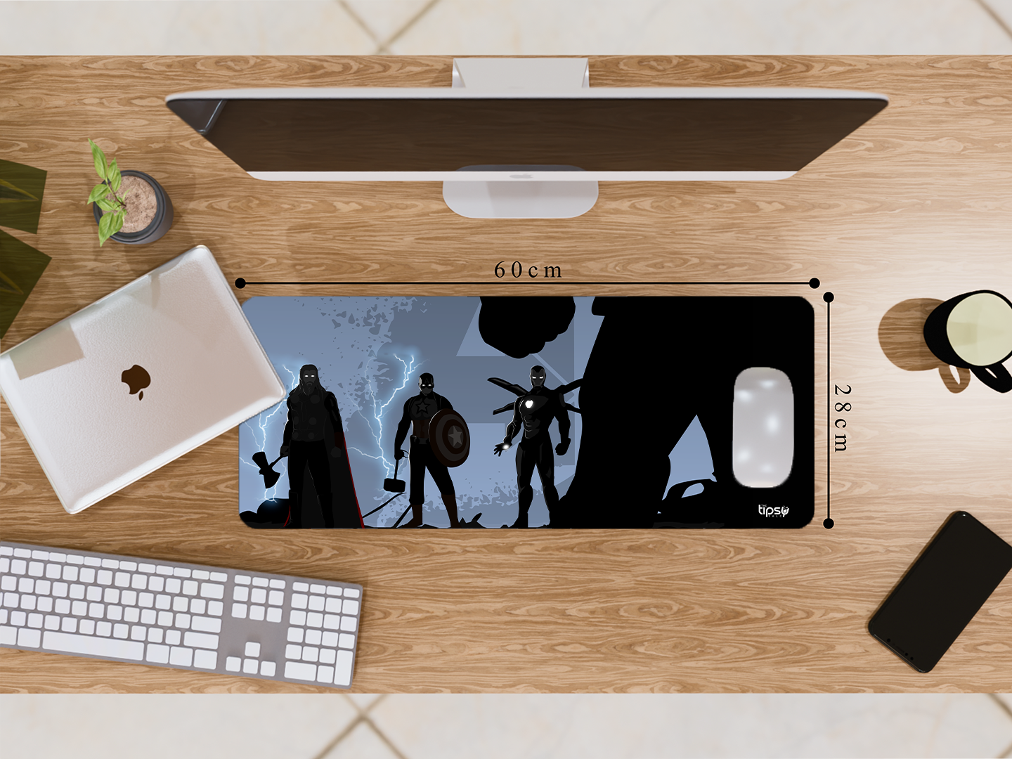 "END GAME : AVENGERS" Gaming Mousepad- Elevate Your Gaming Experience