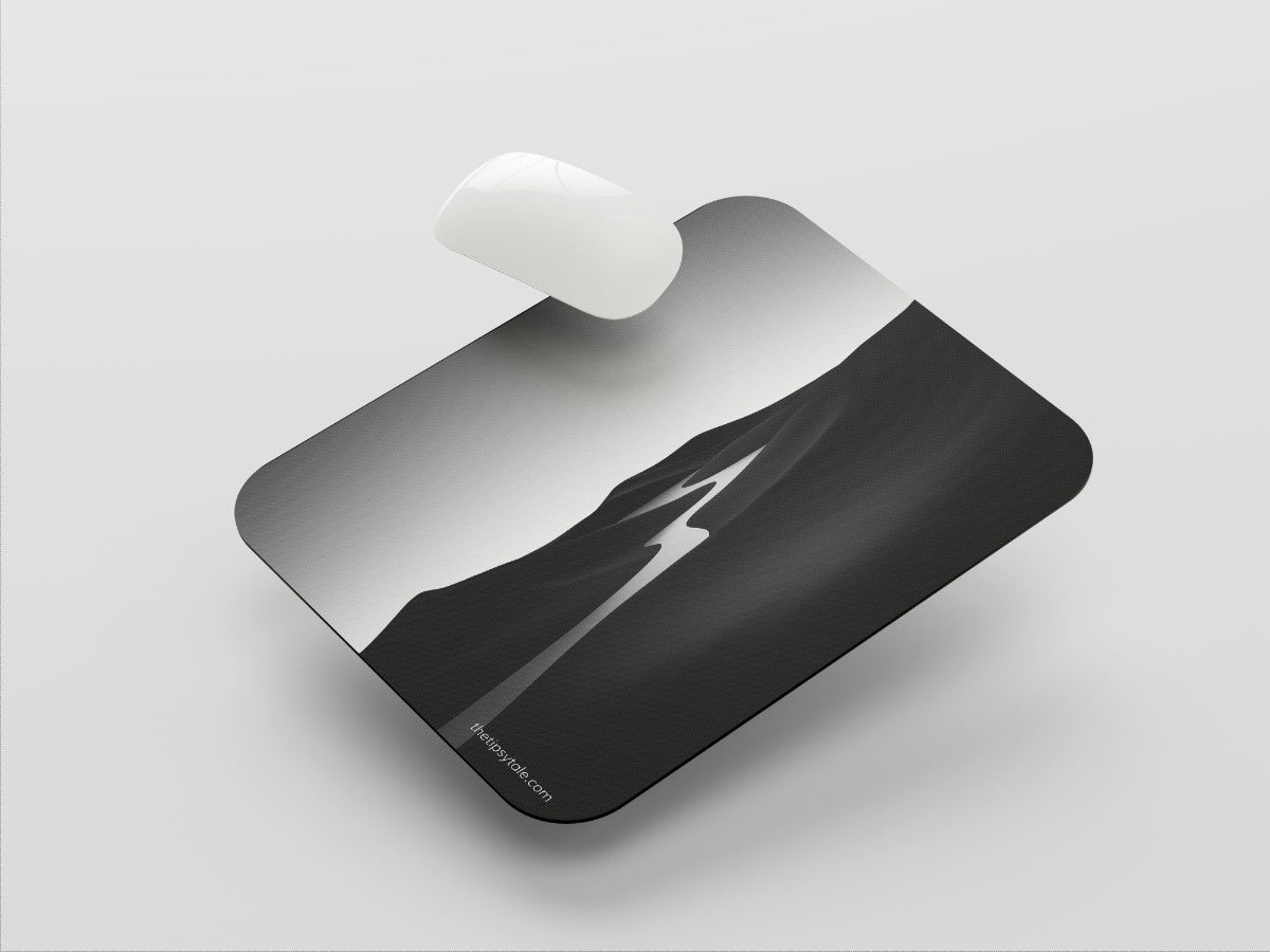"DARK MOUNTAIN VIEW" Mousepad Enhance Your Workspace with Style