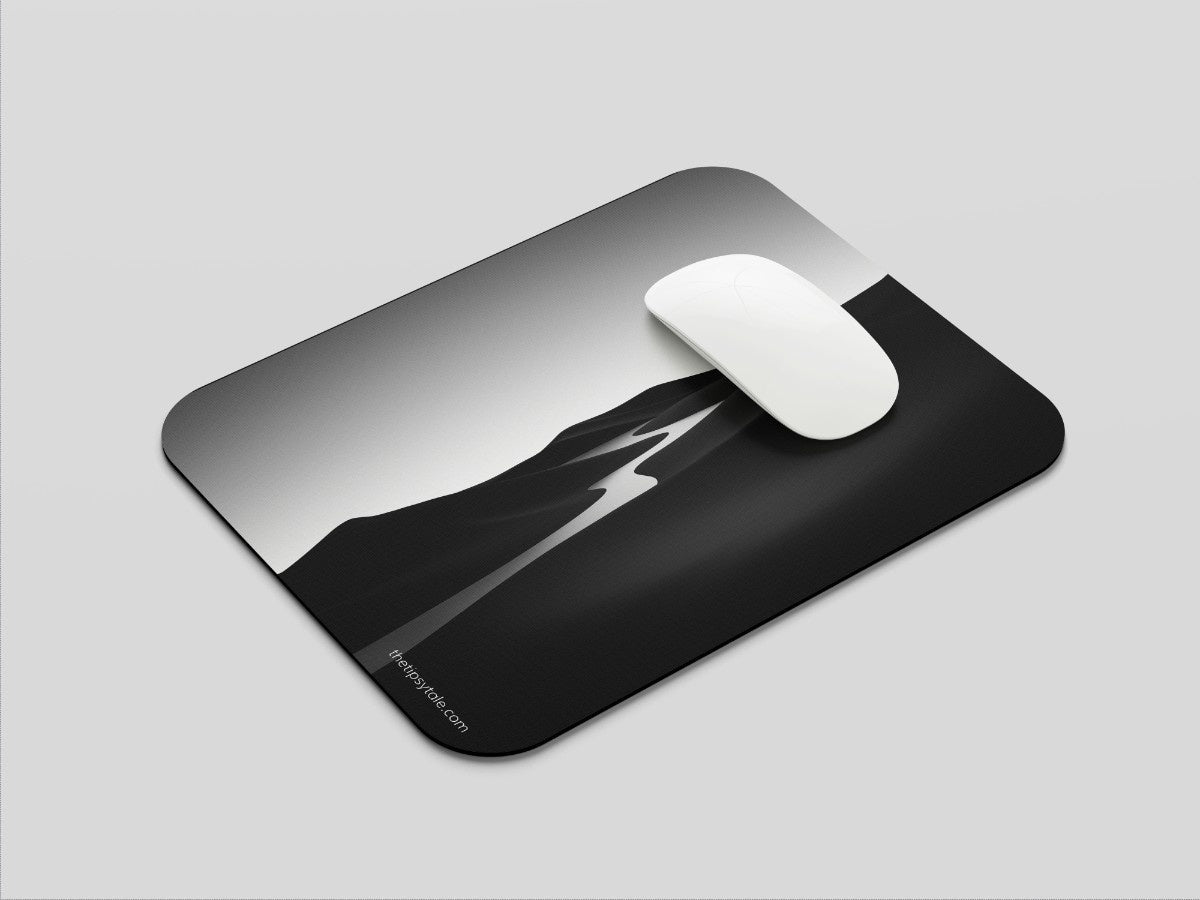 "DARK MOUNTAIN VIEW" Mousepad Enhance Your Workspace with Style