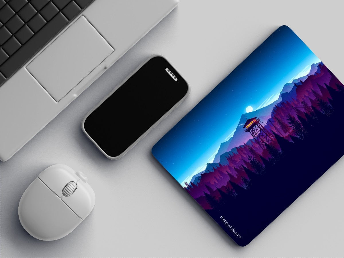 "IN BETWEEN THE FOREST" Mousepad Enhance Your Workspace with Style