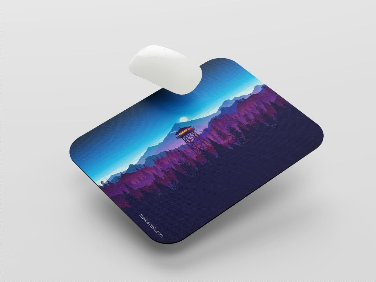"IN BETWEEN THE FOREST" Mousepad Enhance Your Workspace with Style