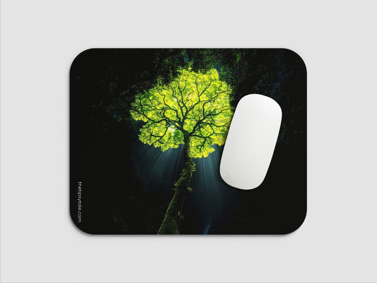 "GLOW TREE" Mousepad Enhance Your Workspace with Style