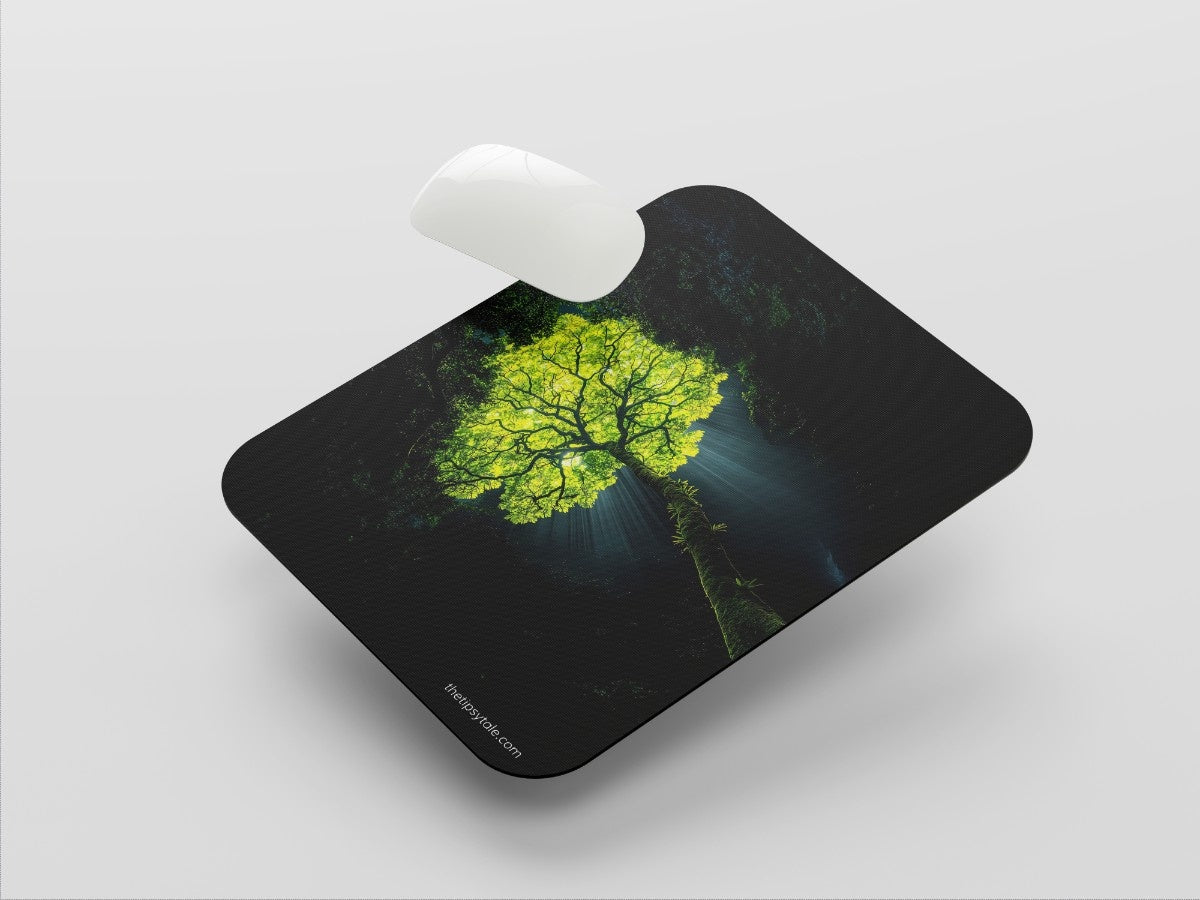 "GLOW TREE" Mousepad Enhance Your Workspace with Style
