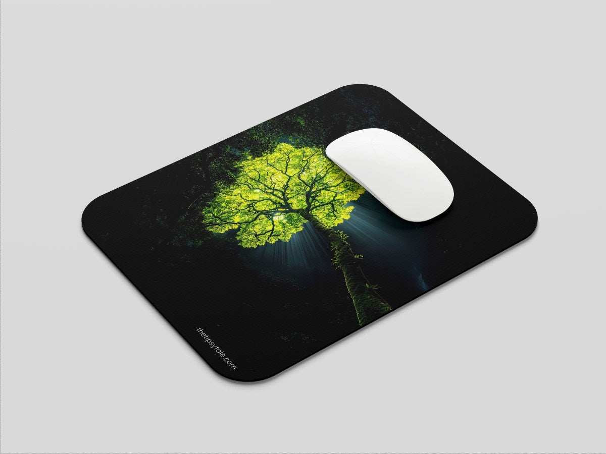 "GLOW TREE" Mousepad Enhance Your Workspace with Style