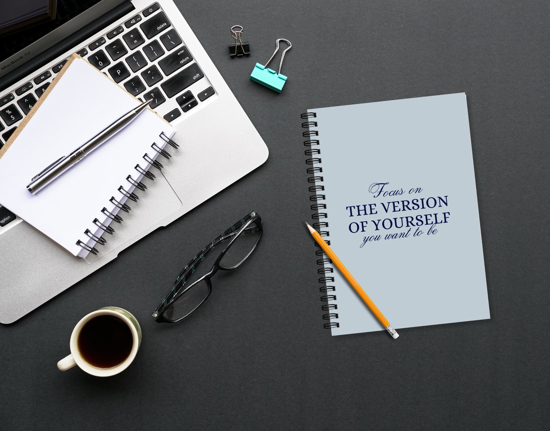 "FOCUS ON YOURSELF" Elegant & Inspiring Diary for Daily Reflection
