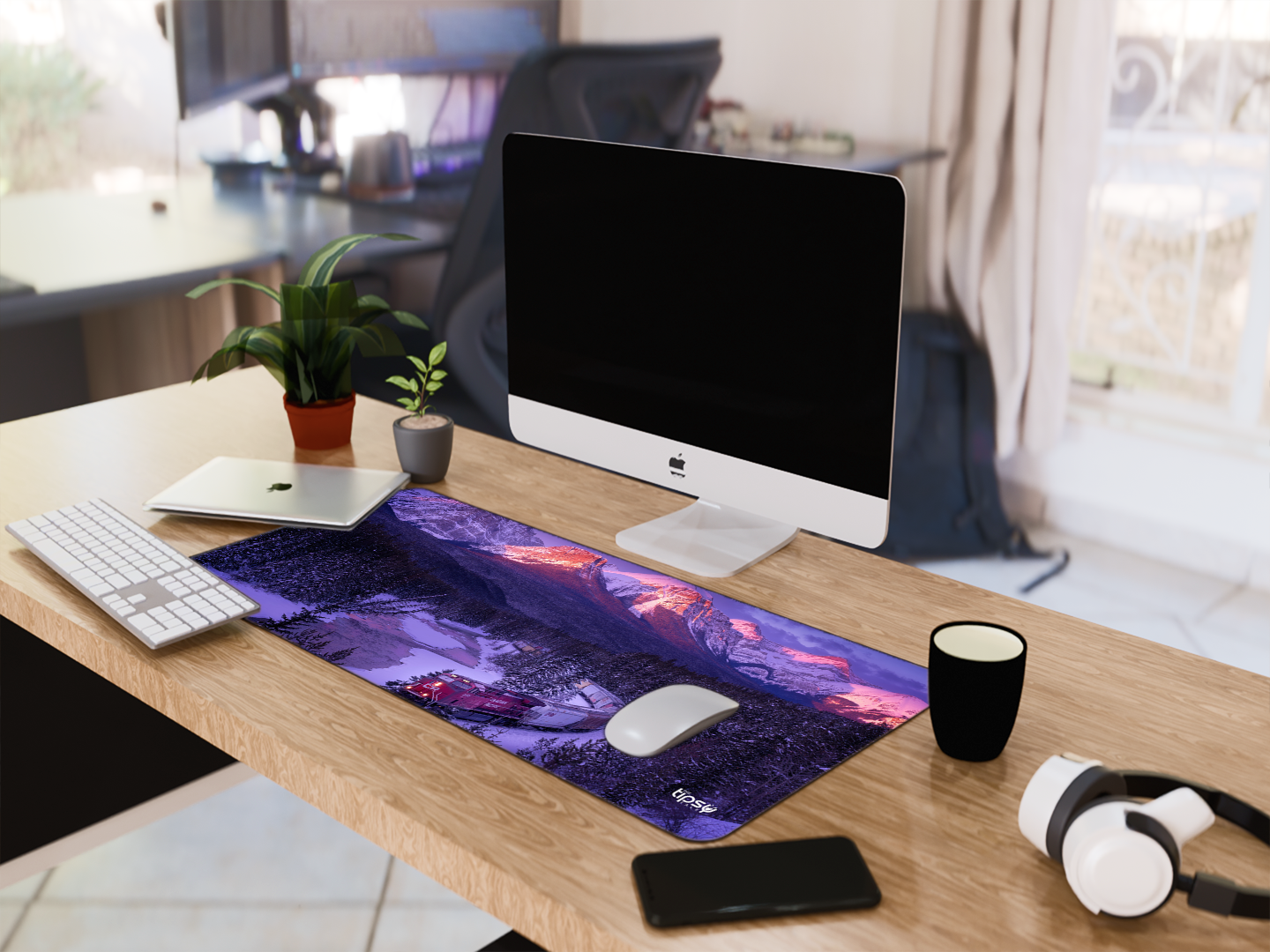 "MORANTS CURVE: SCENIC SPOT" Gaming Mousepad- Elevate Your Gaming Experience