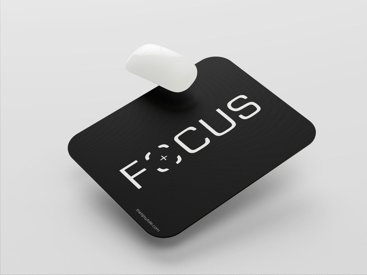 "FOCUS" Mousepad Enhance Your Workspace with Style