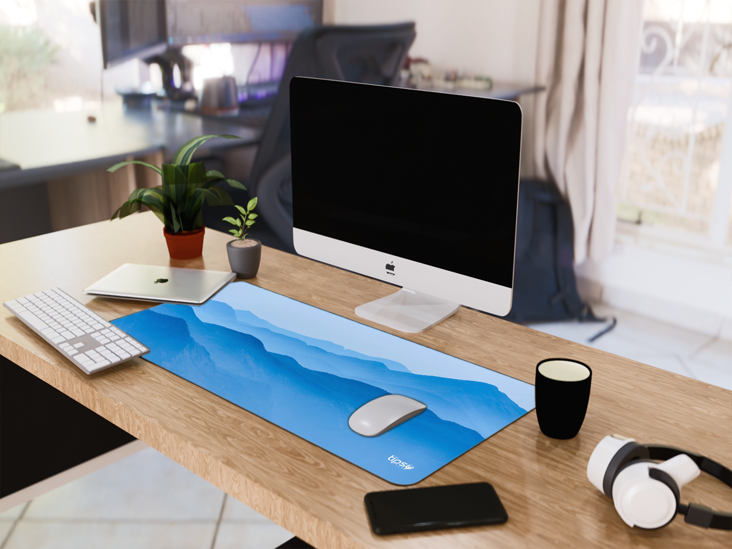 "BLUE MOUNTAIN" Gaming Mousepad- Elevate Your Gaming Experience