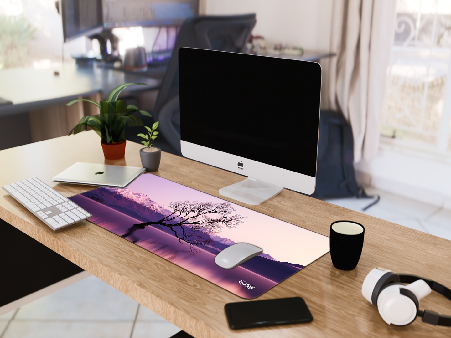 "BIRDS WHISPER- NATURE THEME" Gaming Mousepad- Elevate Your Gaming Experience