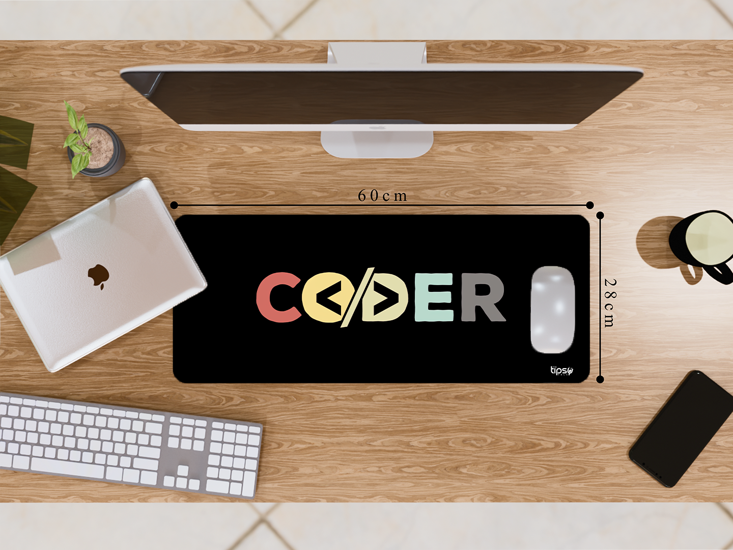"CODER: IT PERSON" Gaming Mousepad- Elevate Your Gaming Experience