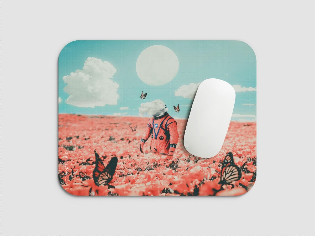 "Fictional guy" Mousepad Enhance Your Workspace with Style