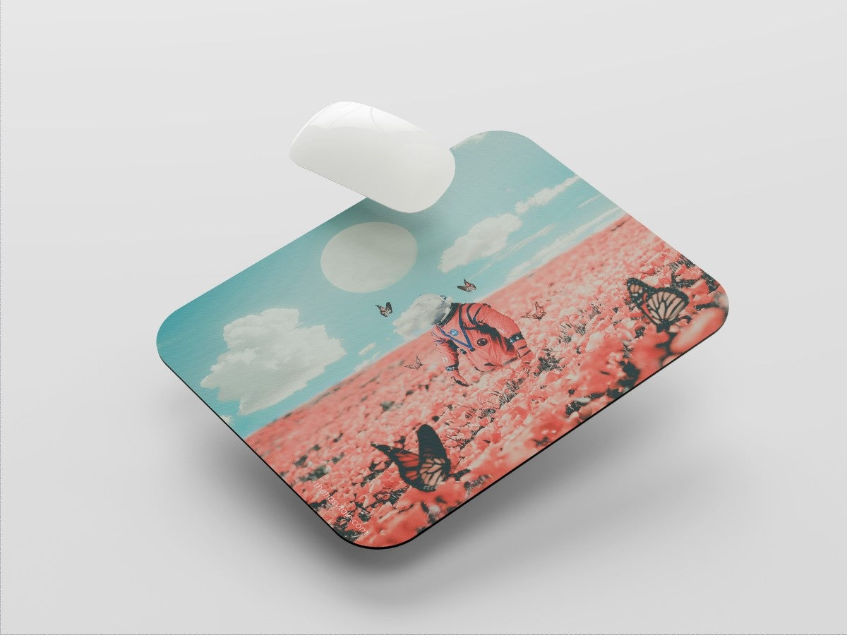 "Fictional guy" Mousepad Enhance Your Workspace with Style