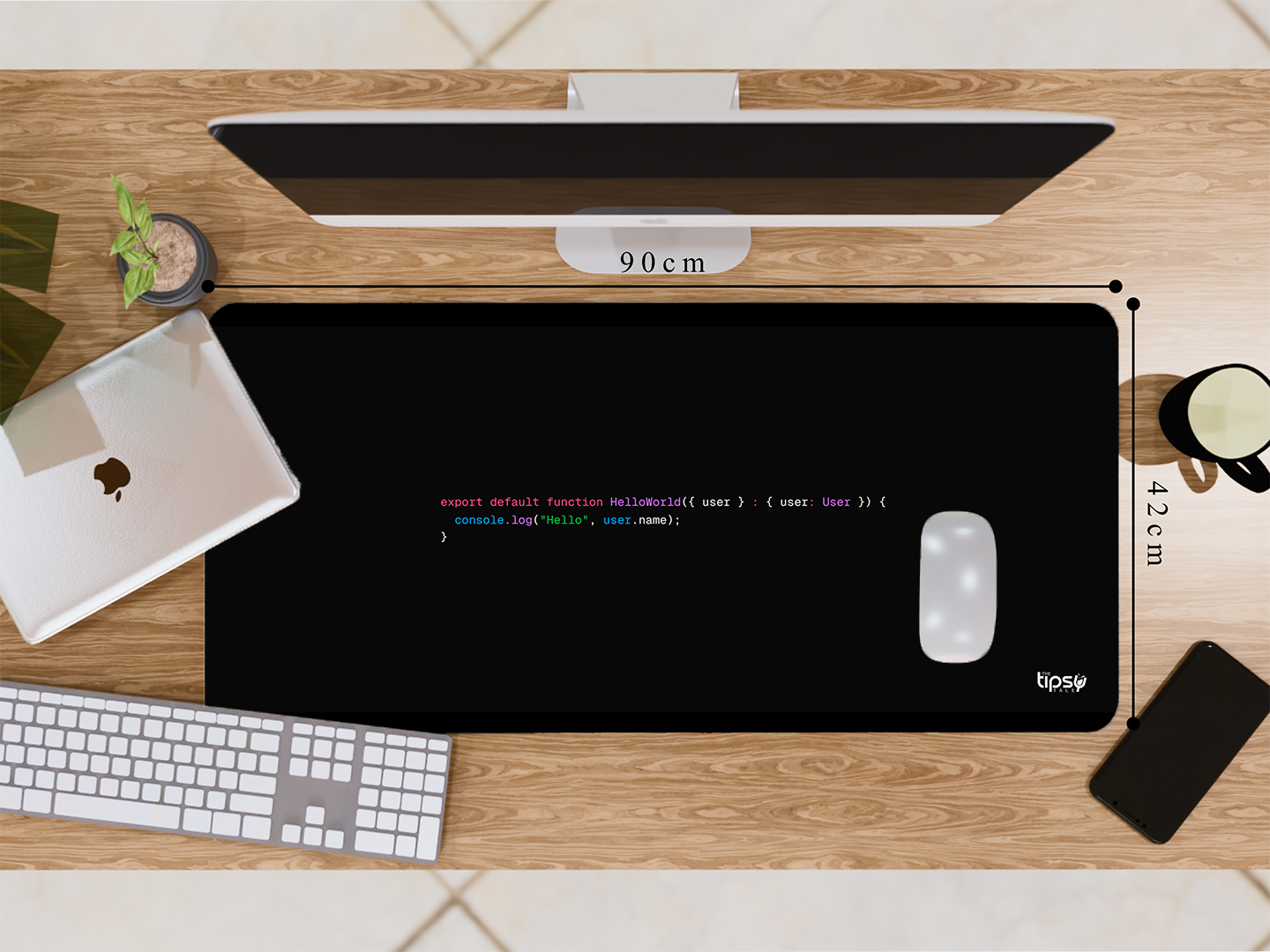 "CODE ZONE" Gaming Mousepad- Elevate Your Gaming Experience