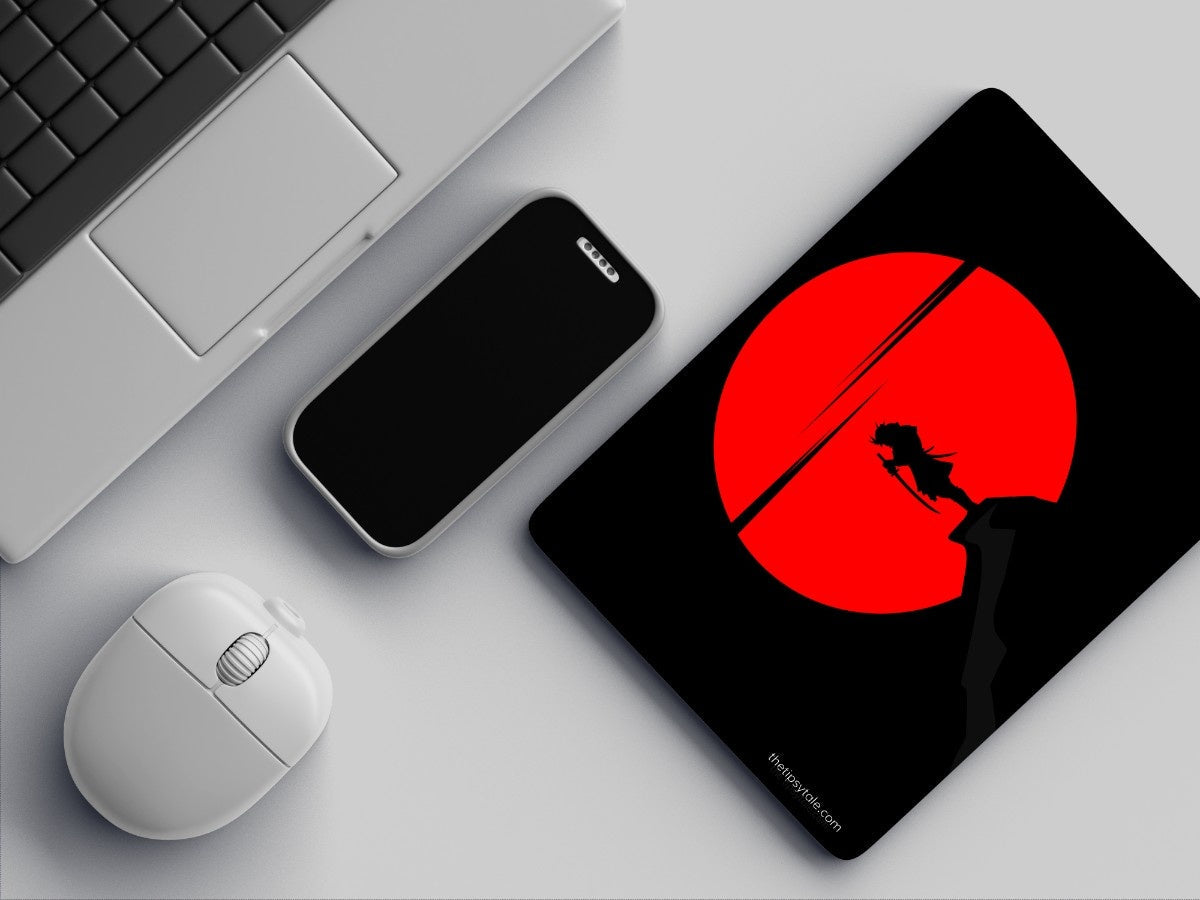 "SAMURAI-KATANA-WARRIOR" Mousepad Enhance Your Workspace with Style