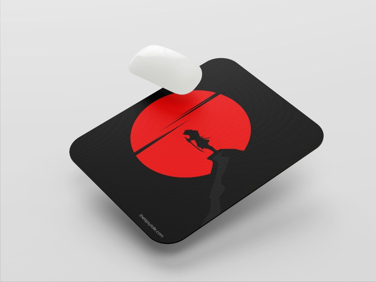 "SAMURAI-KATANA-WARRIOR" Mousepad Enhance Your Workspace with Style