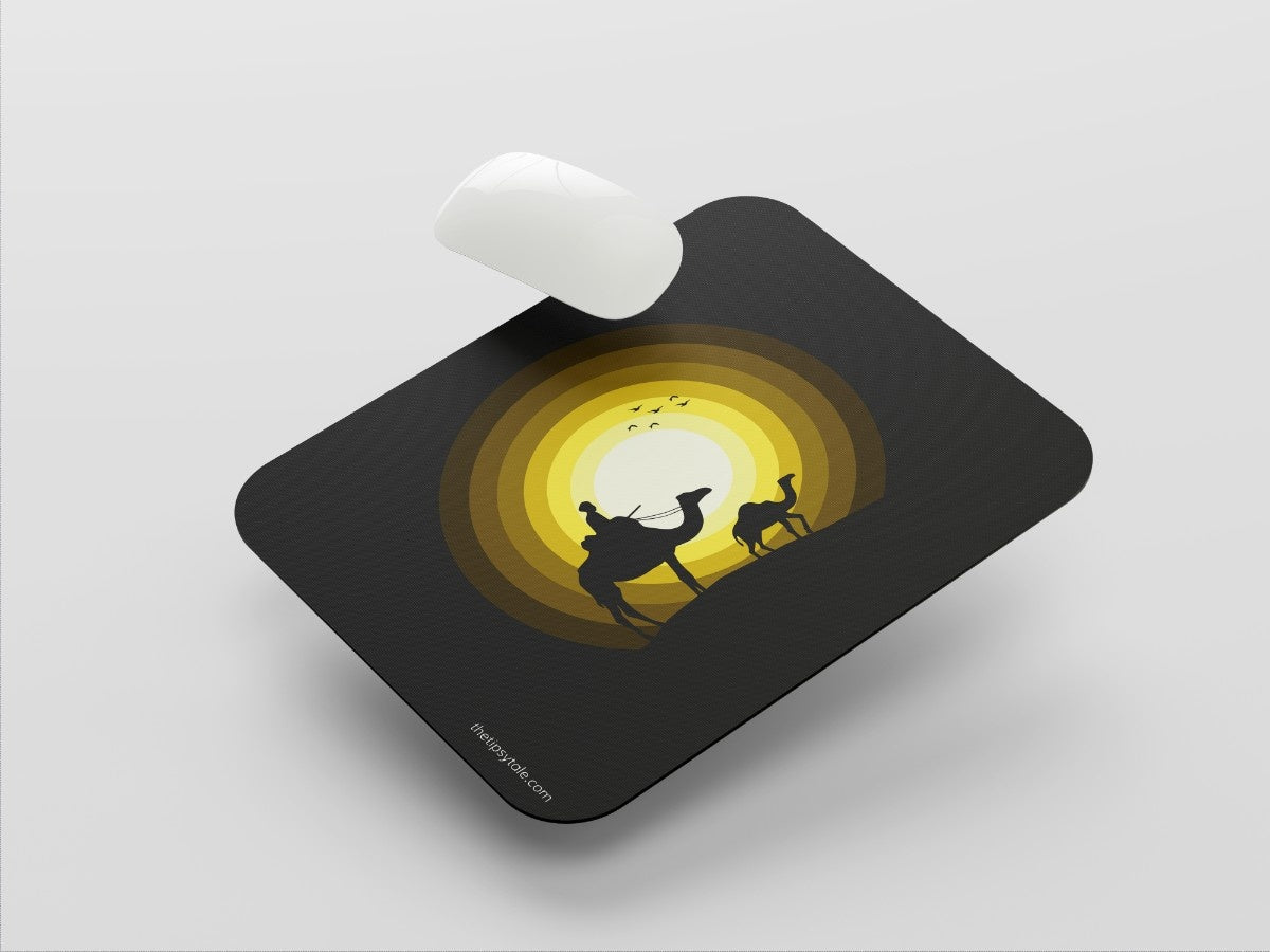 "In the Desert" Mousepad Enhance Your Workspace with Style