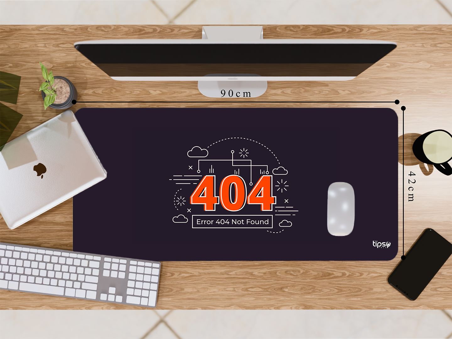 "404 ERROR NOT FOUND" Gaming Mousepad- Elevate Your Gaming Experience