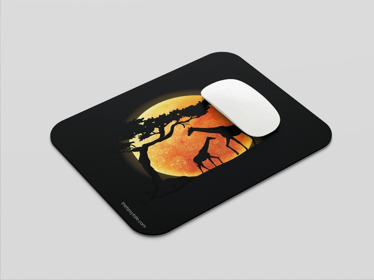 "Wild Nature Sunset" Mousepad Enhance Your Workspace with Style