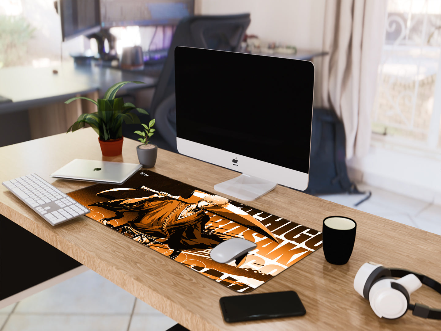 "ICHIGO KUROSAKI : BLEACH #Anime Series" Gaming Mousepad Elevate Your Gaming Experience