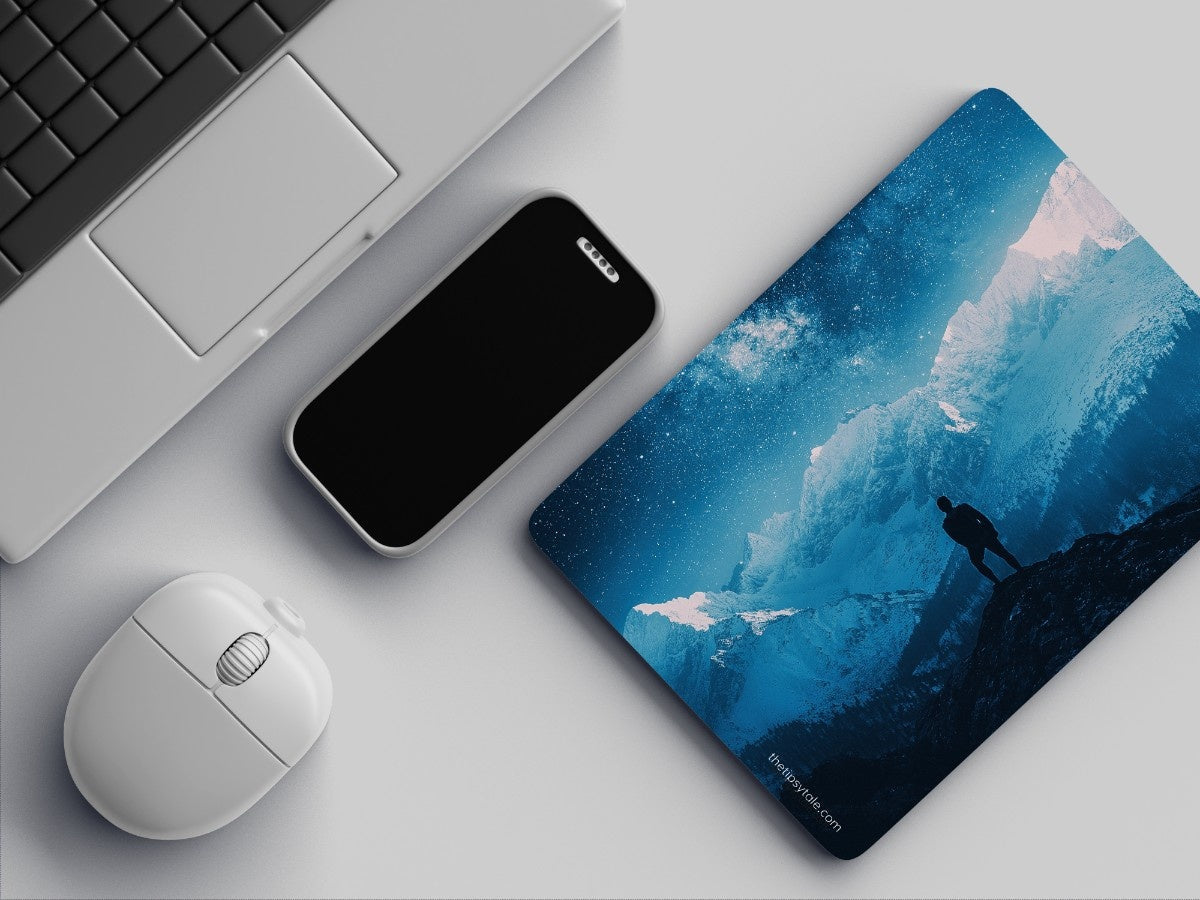 "Its Mountain Time" Mousepad Enhance Your Workspace with Style