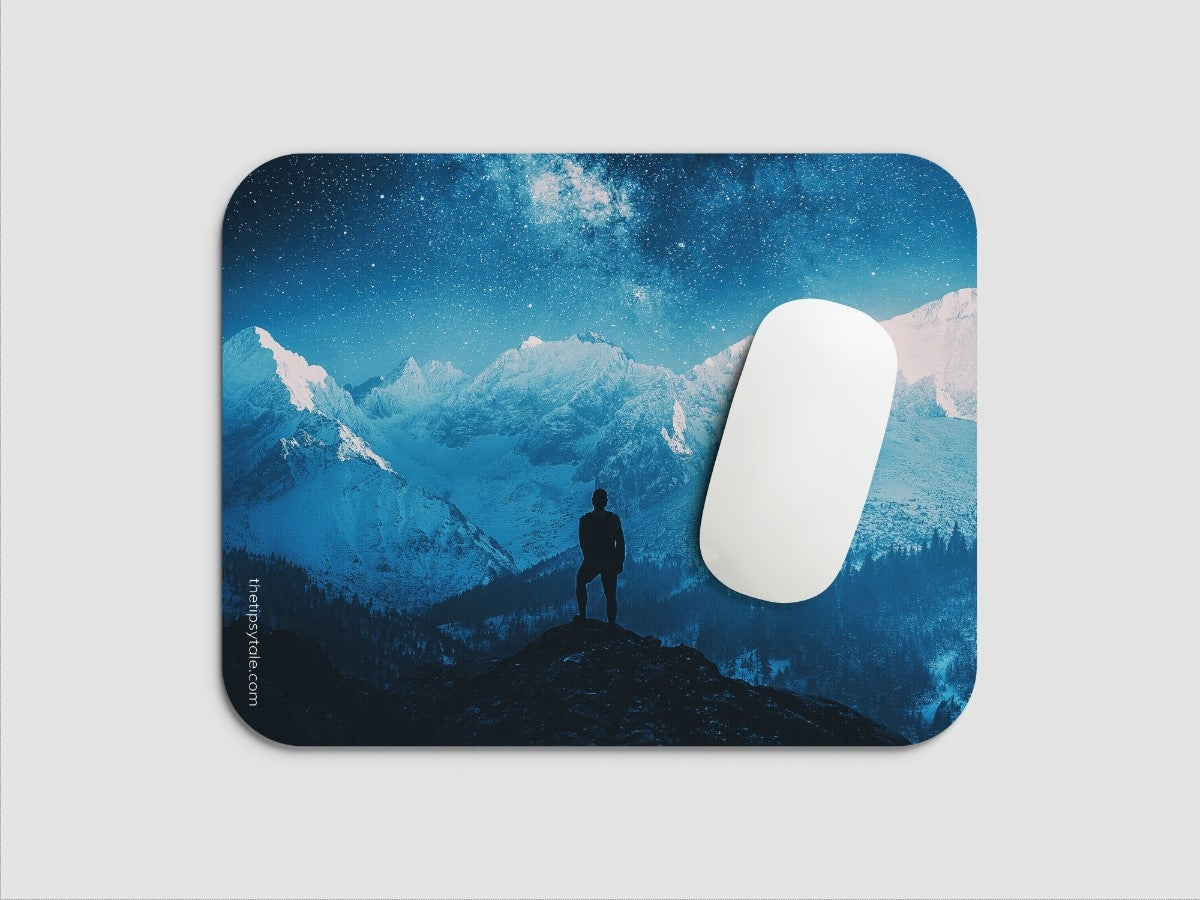"Its Mountain Time" Mousepad Enhance Your Workspace with Style
