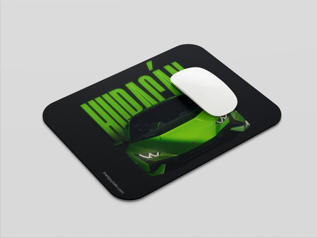 "Huracán Pulse" Mousepad Enhance Your Workspace with Style