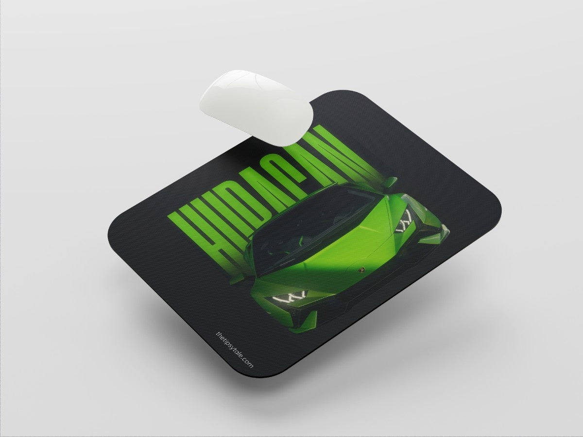 "Huracán Pulse" Mousepad Enhance Your Workspace with Style