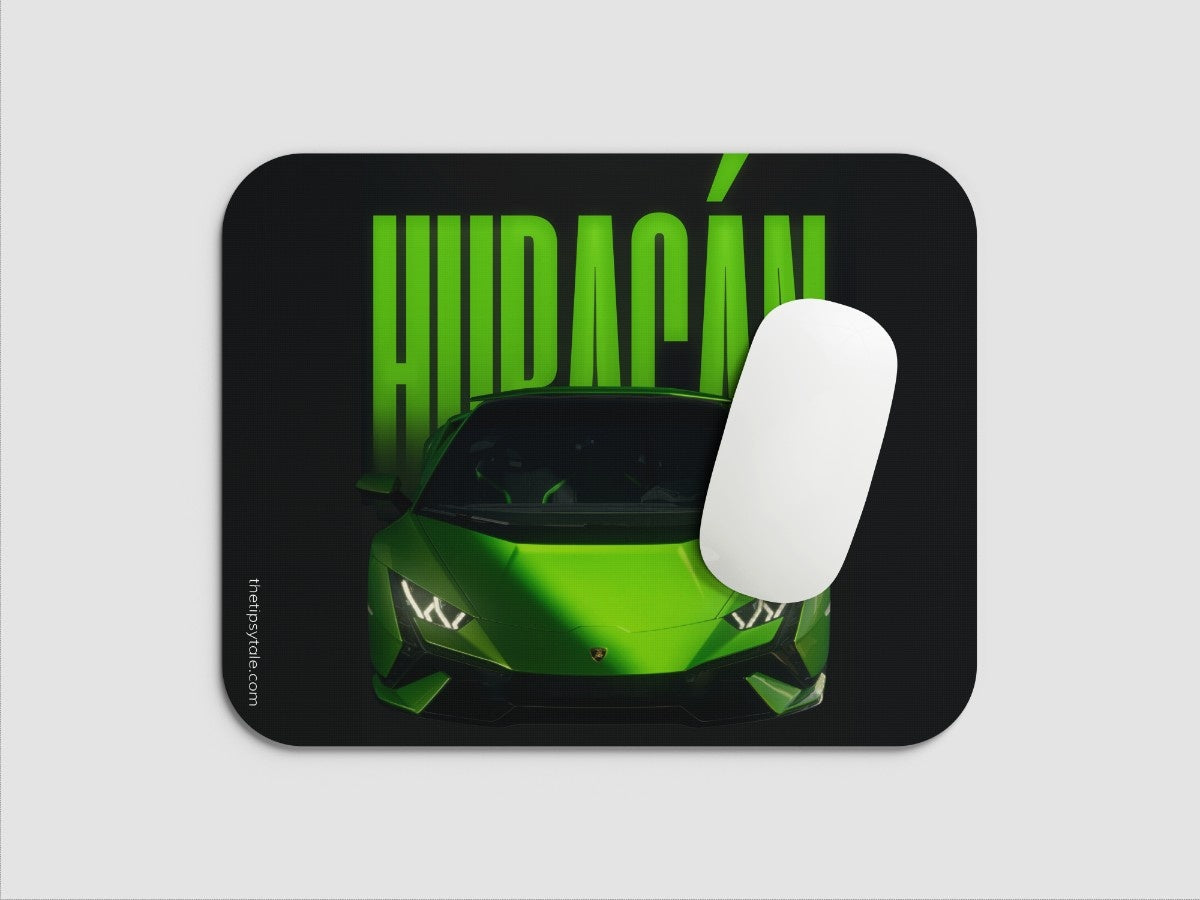 "Huracán Pulse" Mousepad Enhance Your Workspace with Style