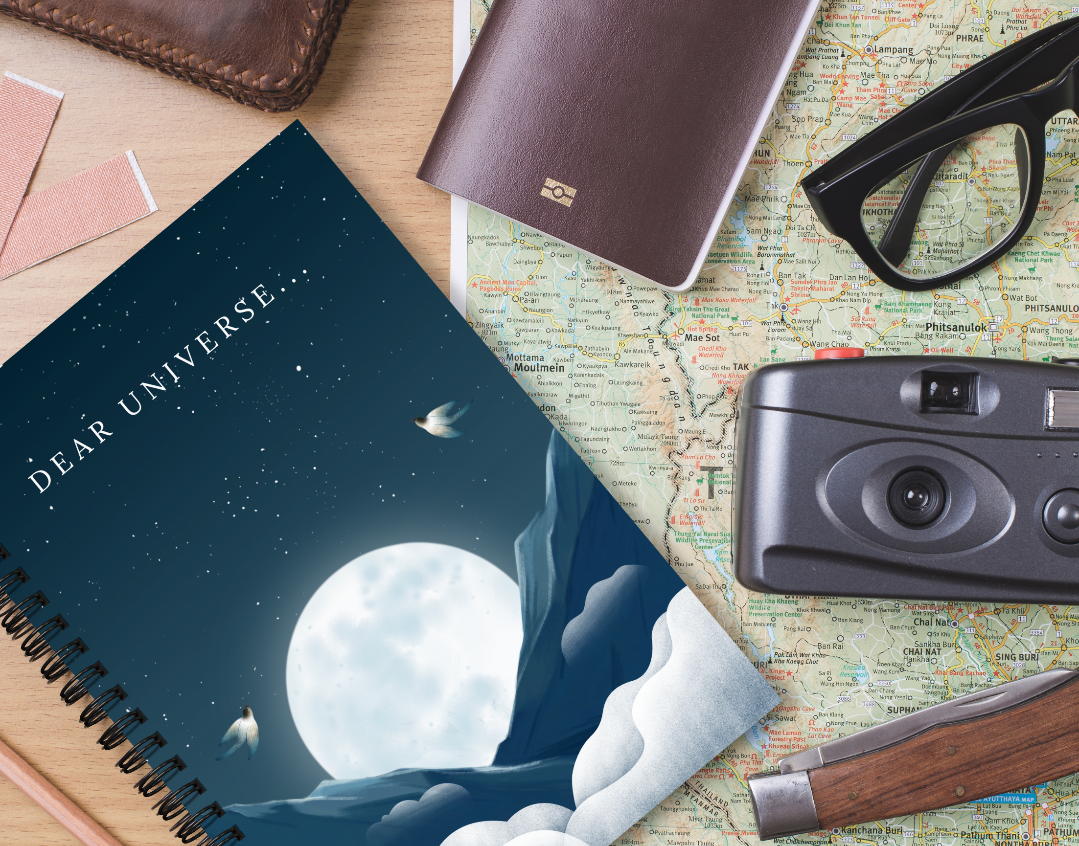 "UNIVERSE IS LISTENING" Elegant & Inspiring Diary for Daily Reflection
