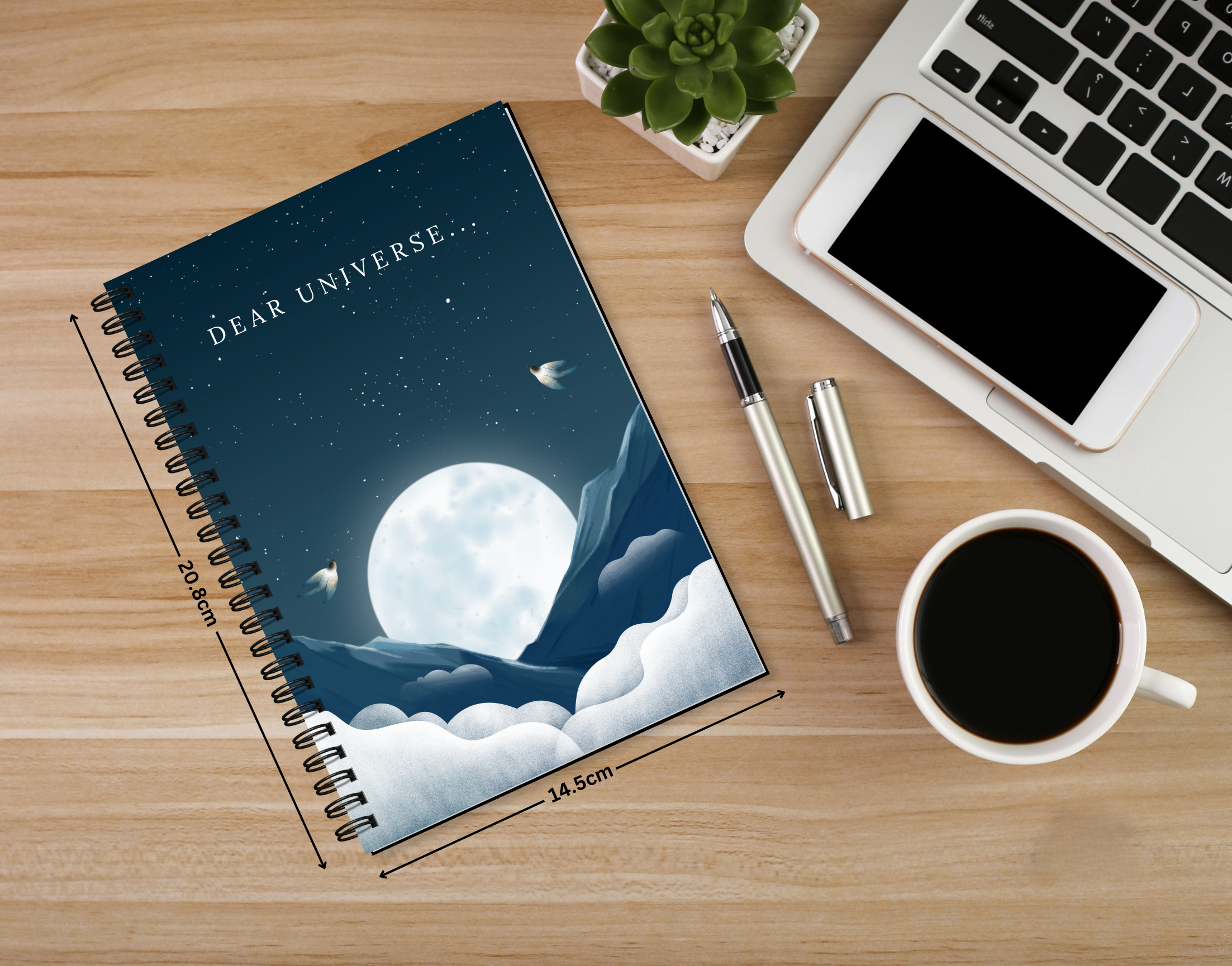 "UNIVERSE IS LISTENING" Elegant & Inspiring Diary for Daily Reflection