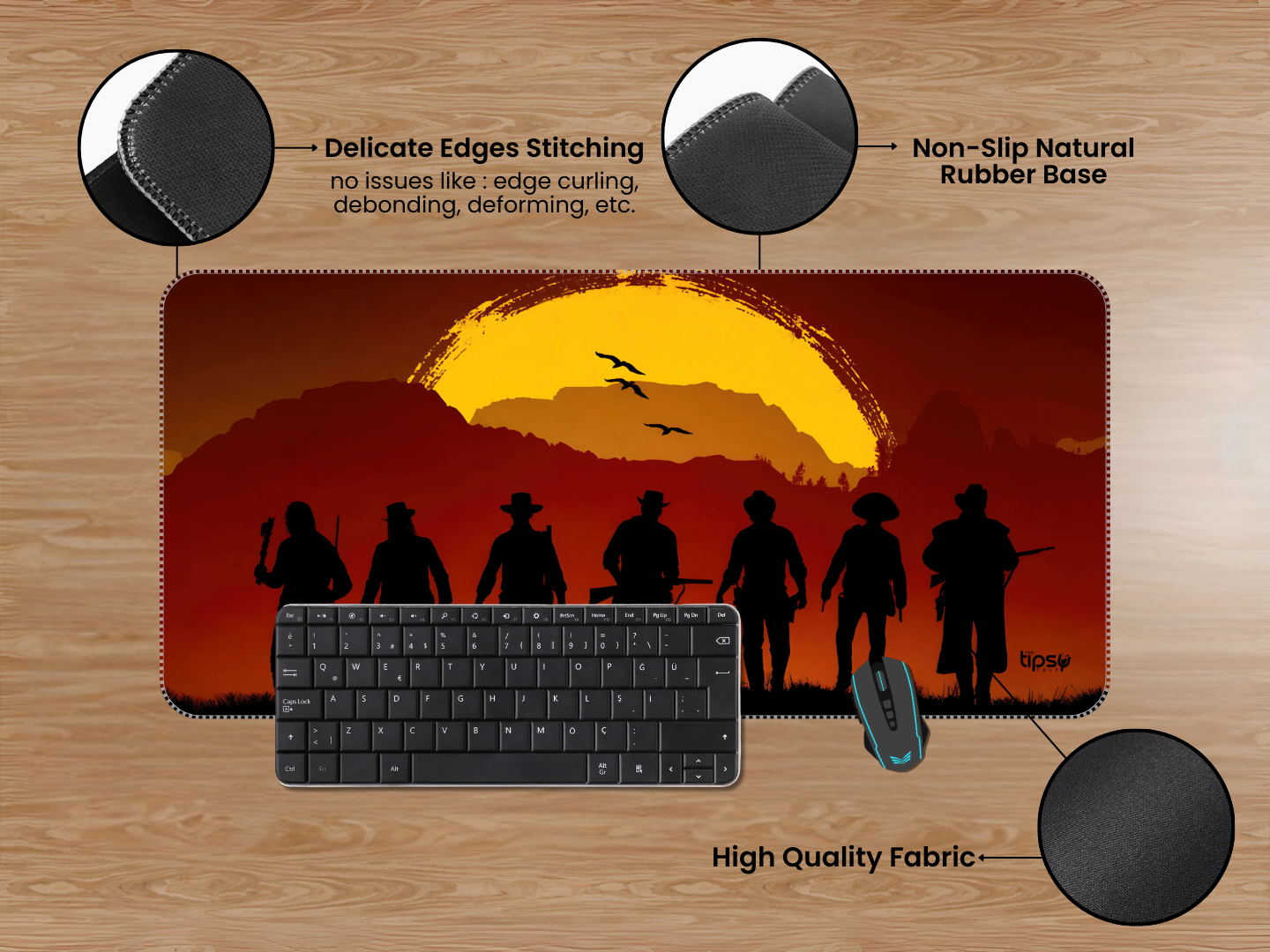 "RED DEAD REDEMPTION #GAMING EDITION" Gaming Mousepad Elevate Your Gaming Experience