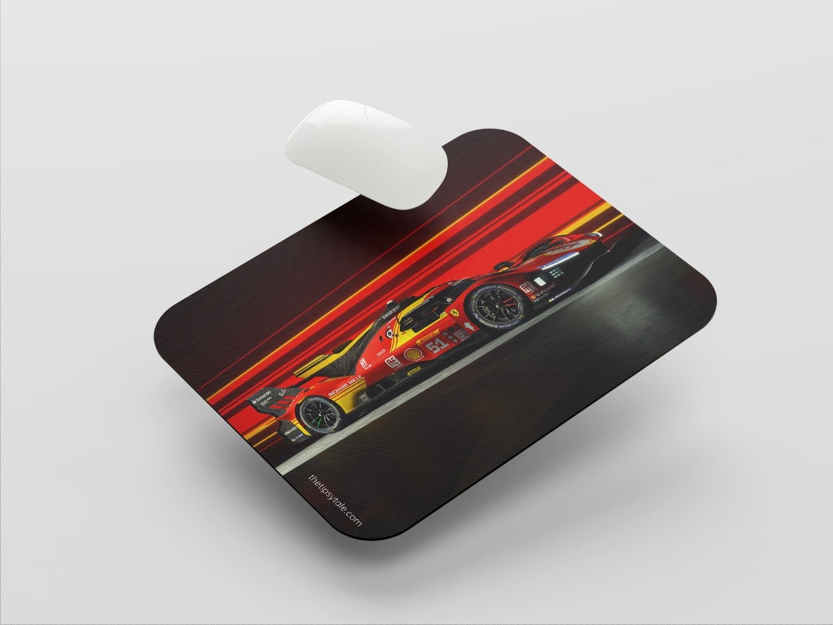 "51 F1 FERRARI" Mousepad Enhance Your Workspace with Style