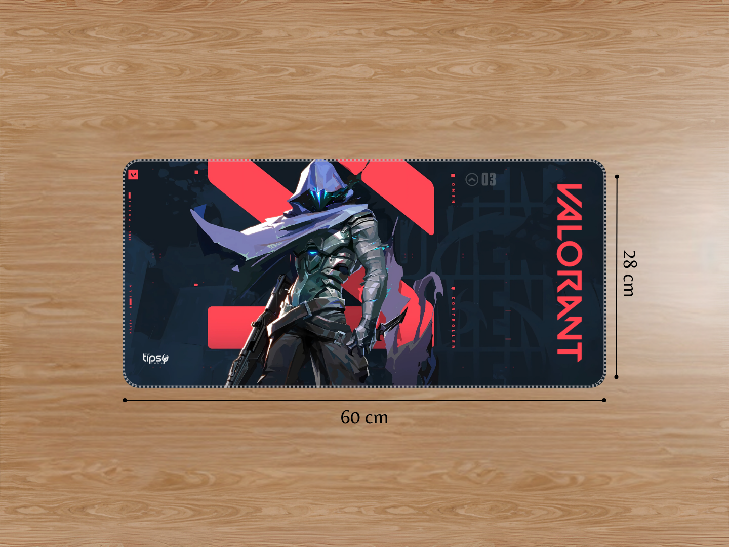 "VALORANT- OMEN" Gaming Mousepad Elevate Your Gaming Experience