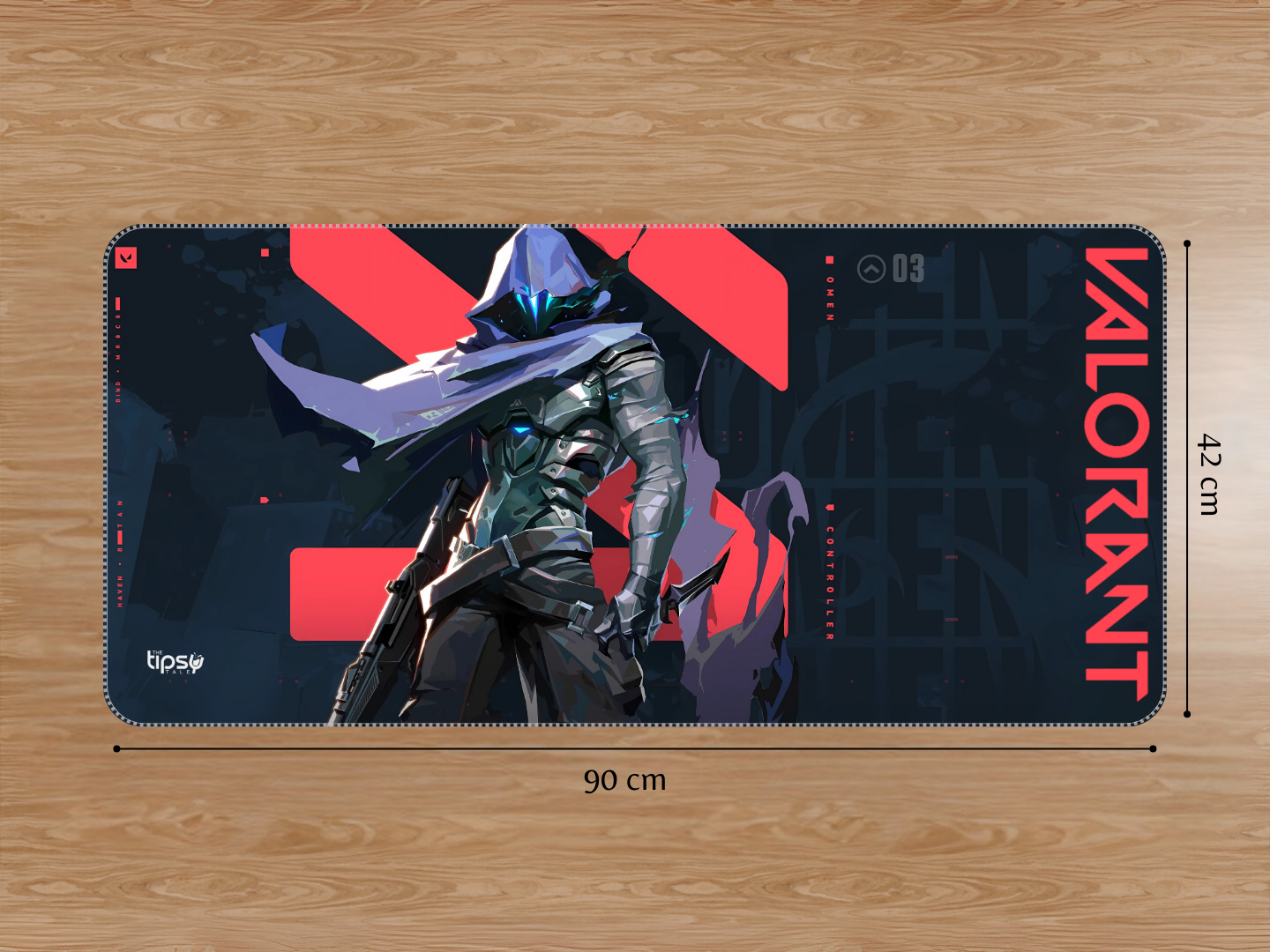 "VALORANT- OMEN" Gaming Mousepad Elevate Your Gaming Experience
