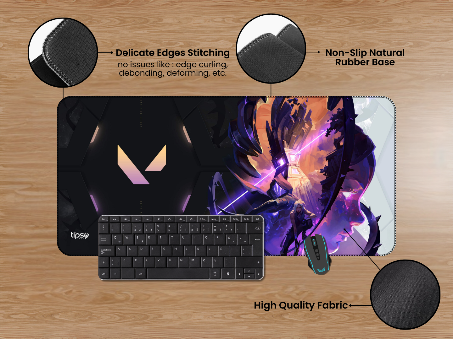 "VALORANT- PC GAME" Gaming Mousepad Elevate Your Gaming Experience