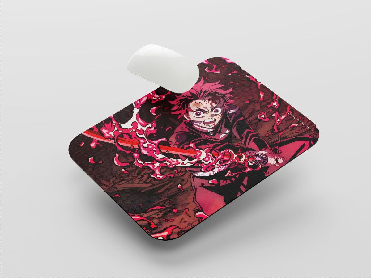 "Hinokami Awakening" Mousepad Enhance Your Workspace with Style