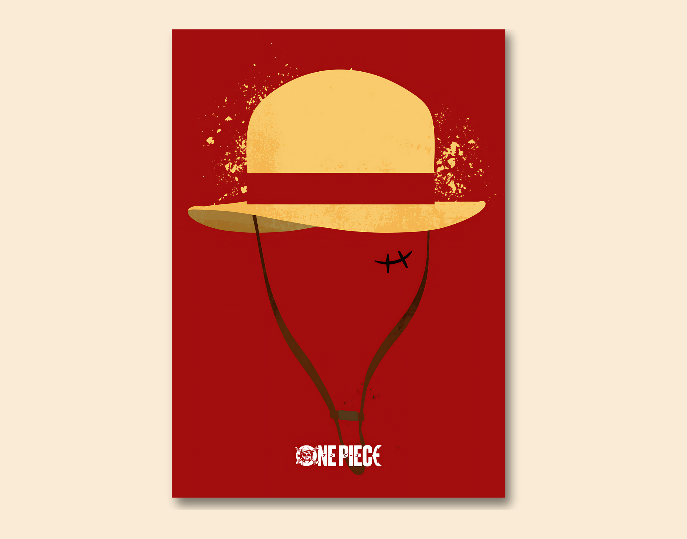 "ONE PIECE ANIME"- Shiny & Sturdy Metallic Poster  Art That Pops & Sticks