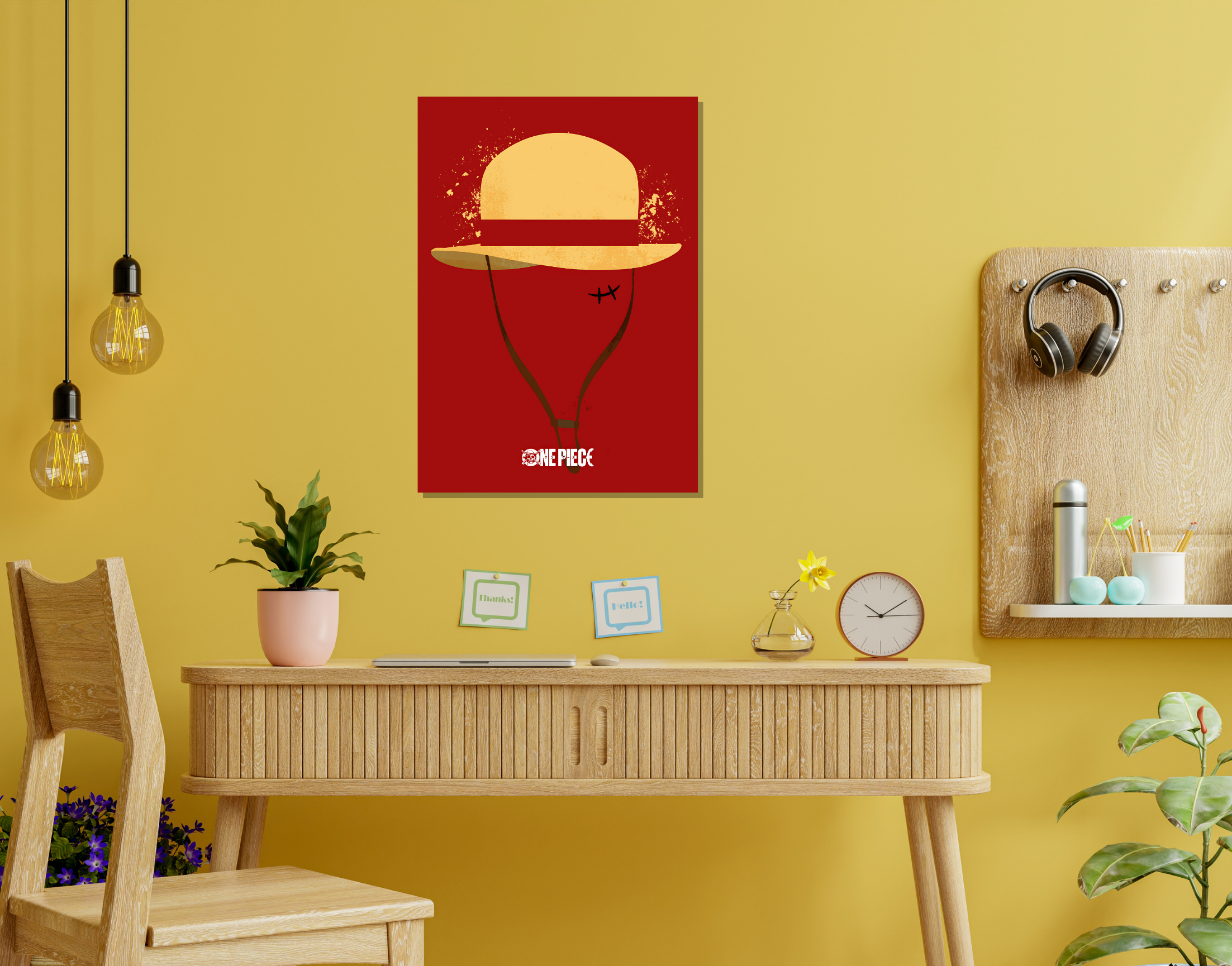 "ONE PIECE ANIME"- Shiny & Sturdy Metallic Poster  Art That Pops & Sticks