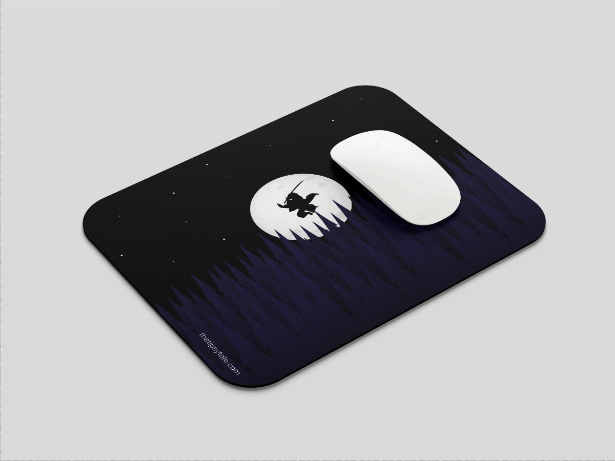 "Night of the Demon Slayer" Mousepad Enhance Your Workspace with Style