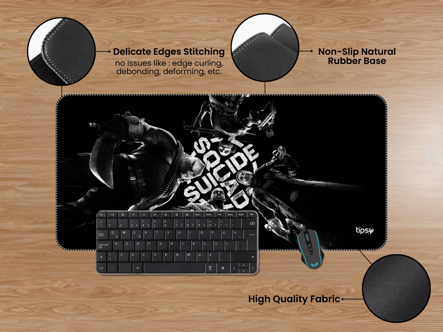 "SUICIDE SQUAD: Entertainment Edition" Gaming Mousepad Elevate Your Gaming Experience