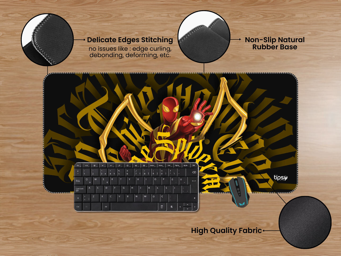 "IRON SPIDERMAN -GAMING VERSION" Gaming Mousepad Elevate Your Gaming Experience