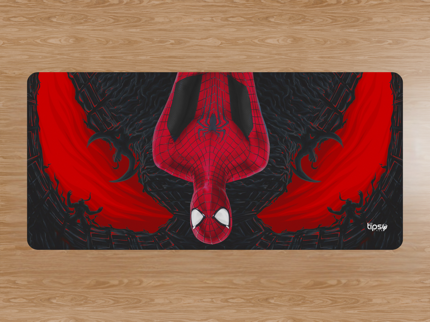 "SPIDERMAN UPSIDEDOWN #MARVEL" Gaming Mousepad Elevate Your Gaming Experience